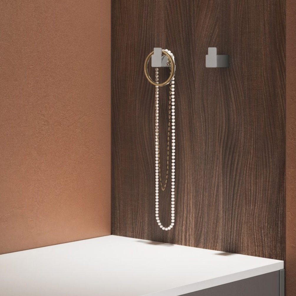 Origins Living Spluga Chrome Hook Cropped Lifestyle Image